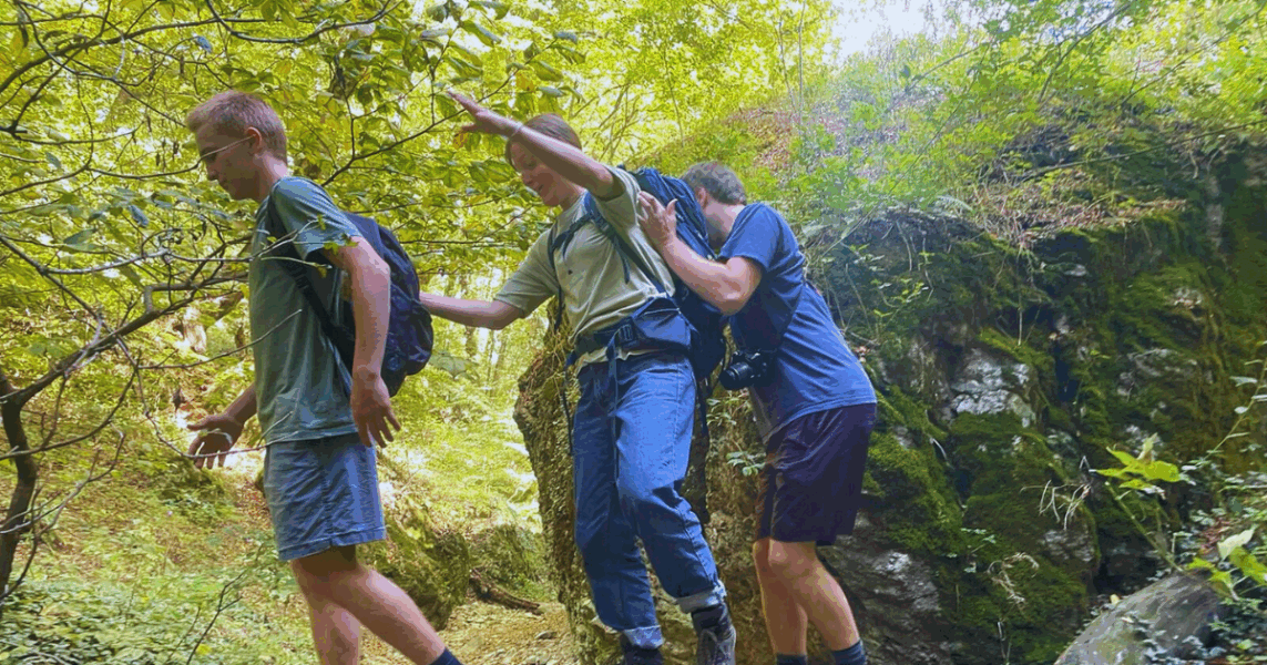 Fynn, Judit and Paul in Tbilisi, Georgien Fynn, Judit and Paul in Tbilisi, Georgien