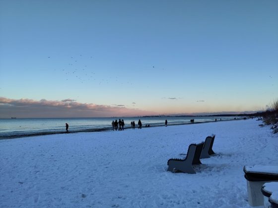 IMG_20240116_153053 Schnee am Strand in Sopot